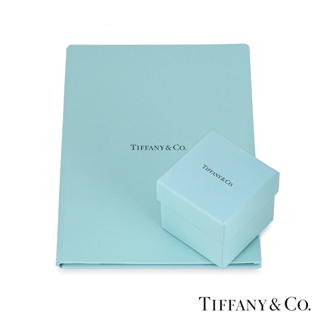 Tiffany & Co. Platinum Round Brilliant Cut Diamond Setting Ring 1.08ct H/VS2 XXX